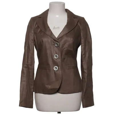 Blazer (Bruin) van Your Face Linnen, Polyester, Viscose