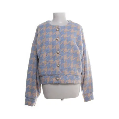 Cardigan (Blue, Beige) from Storets Polyester, Wool