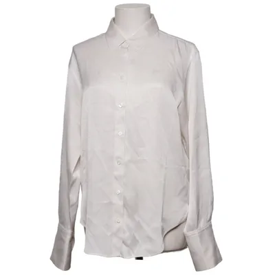 Bluse (Beige) fra Frame Elastan, Silke