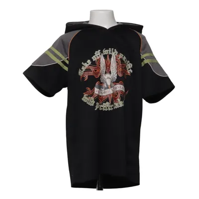 Kortärmad huvtröja (Svart, Grå, Flerfärgad) från Boys by KappAhl Bomull, Polyester