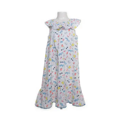 Dress (White, Multicolored) from Boden Cotton
