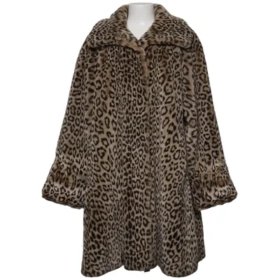 Pelzmantel (Beige, Braun, Schwarz) von Michel Alexis