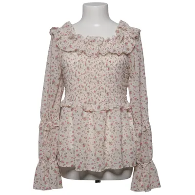 Blouse (White, Multicolored) from Love Lolita Polyester, Viscose