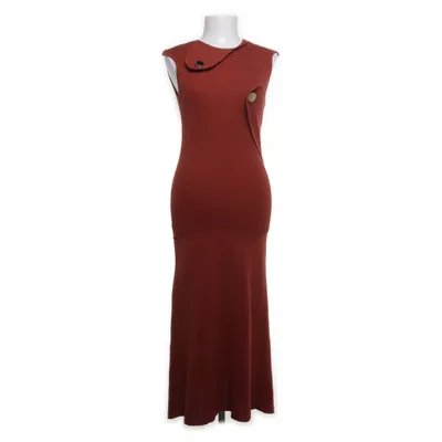 Långklänning (Orange, Brun) från Back Bomull, Nylon