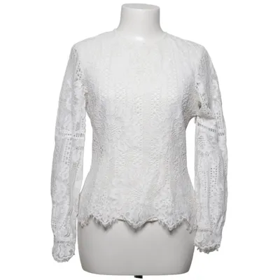 Bluse (Hvid) fra H&M Bomuld, Polyamid, Polyester