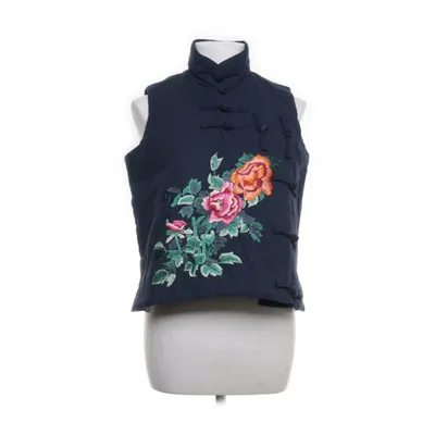 Cheongsam (Blå, Flerfärgad)