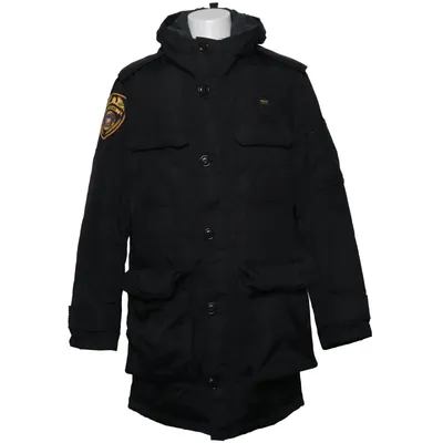 Parka (Black) from Blauer Down, Fur, Polyamide, Polyester