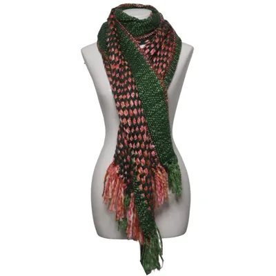 Scarf (Green, Pink, Multicolored) from Erfurt Acrylic