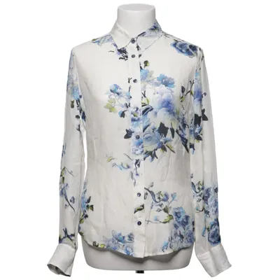 Blouse (White, Blue, Multicolored) from Stenströms Silk