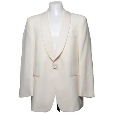 Tuxedo jacket (White) from Turo Tailor Polyester, Wool
