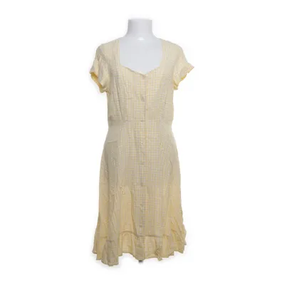 Klänning (Vit, Gul) från Dobber Viskos