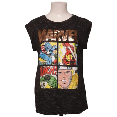 T-shirt (Sort, Grå) fra Marvel Comics