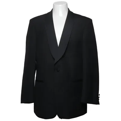 Smokingkavaj (Svart) från Turo Tailor Polyester, Viskos, Ull
