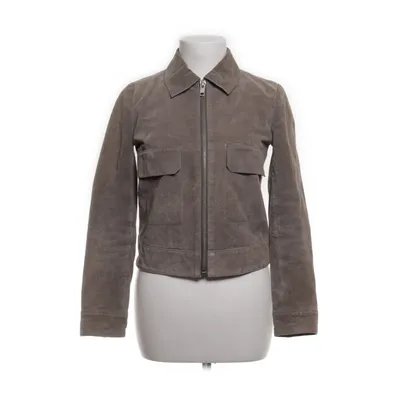 Läderjacka (Grå) från Mango Skinn, Polyester