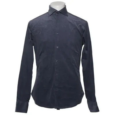 Shirt (Blue) from Bruun & Stengade Cotton, Elastane