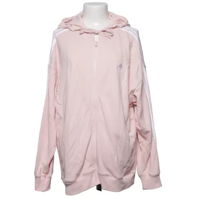 Hoodie (Pink, White) from Adidas Cotton, Elastane