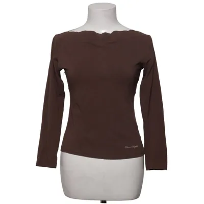 Long sleeve T-shirt (Brown) from Queen Cotton, Elastane