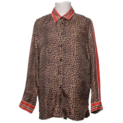 Blouse (Brown, Black, Red) from Sandro Silk