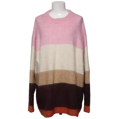 Strickpullover (Pink, Beige, Braun) von H&M Elasthan, Mohair, Polyester, Wolle