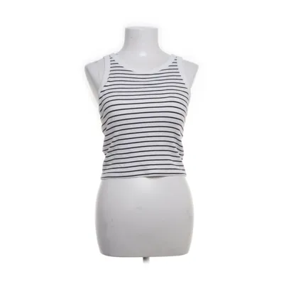 Tank Top (Black, White) from Uniqlo Cotton, Elastane, Polyester