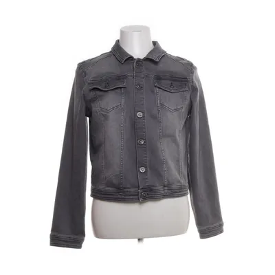 Denim jacket (Gray) from House of Lola Cotton, Elastane