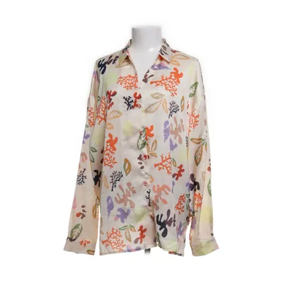 Blouse (Beige, Multicolored) from Never Fully Dressed Polyester