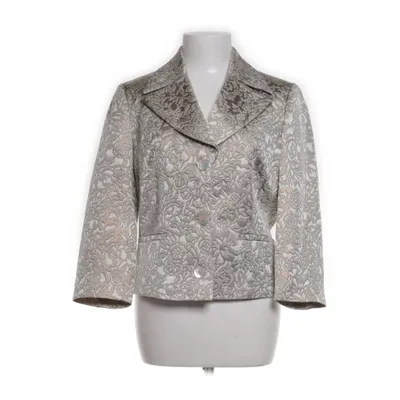 Blazer (Beige, Wit) van Piú & Piú Acetaat, Katoen, Polyester