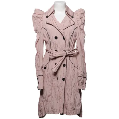 Trenchcoat (Rosa, Svart) från Kriss Bomull, Metallfiber, Polyester