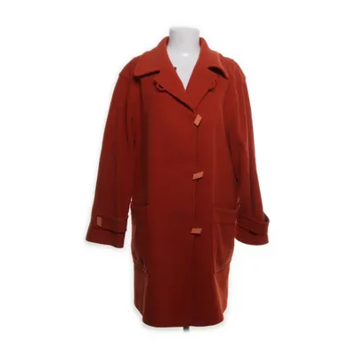 Manteau (Orange) de Hucke Cachemire, Nylon, Laine