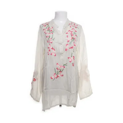 Blouse (Beige, Multicolored) from Johnny Was