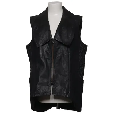 Leren vest (Zwart) van Choise Leer