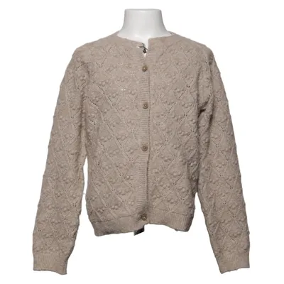Kofta (Beige) från Newbie by KappAhl Akryl, Elastan, Polyester, Ull