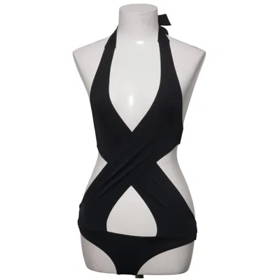 Maillot de bain une pièce (Noir) de ASOS Swim Élasthane, Polyamide