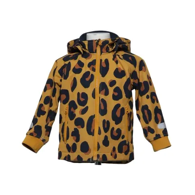 Softshelljacka (Gul, Svart) från Lindex Kids Elastan, Polyester