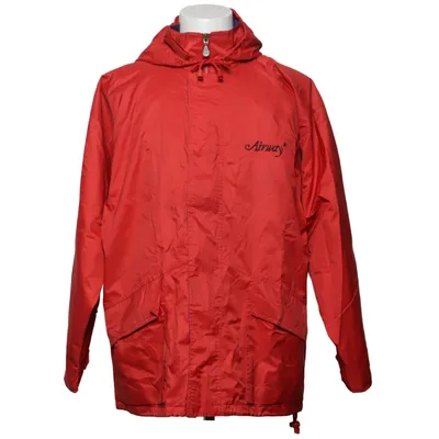 Regnjakke (Rød) fra Airway Polyamid, Polyester, Polyurethan