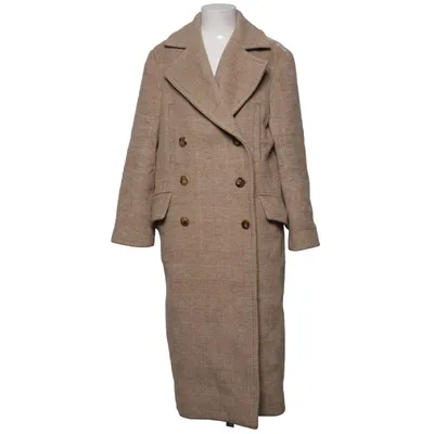 Coat (Beige) from Frontrow Acrylic, Alpaca wool, Nylon, Polyester, Viscose