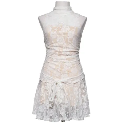 Cocktail dress (White, Beige) from Cider Elastane, Polyamide