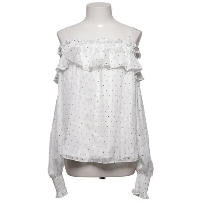 Bluse (Hvid, Sort) fra Guess Polyester
