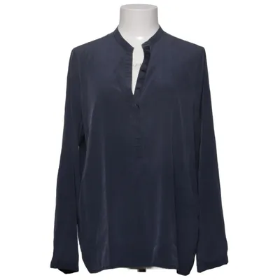 Bluse (Blå) fra Marville Elastan, Silke