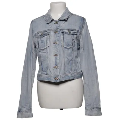Denimjakke (Blå) fra Denim by Lindex Bomuld, Elastan