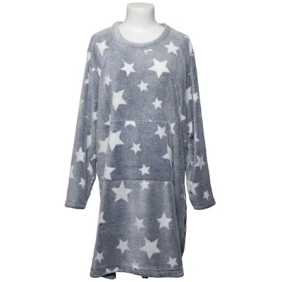 Klänning (Grå, Vit) från Normann Polyester