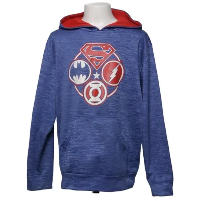 Capuchon sweater (Blauw, Rood) van Justice League Polyester