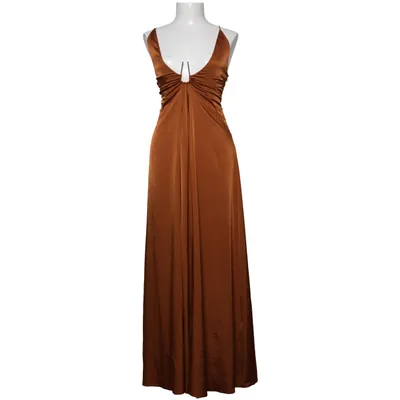 Aftenkjole (Brun) fra COS Polyester