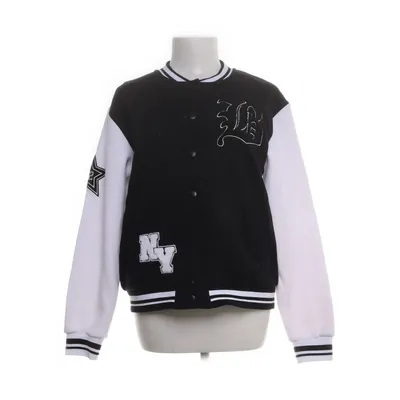 Varsity-jack (Zwart, Wit) van FB Sister Katoen, Polyester