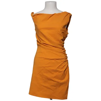 Dress (Orange) from Mango Elastane, Polyamide, Viscose