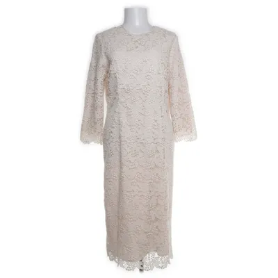 Klänning (Beige) från H&M Conscious Collection Ekologisk bomull, Återvunnen polyester