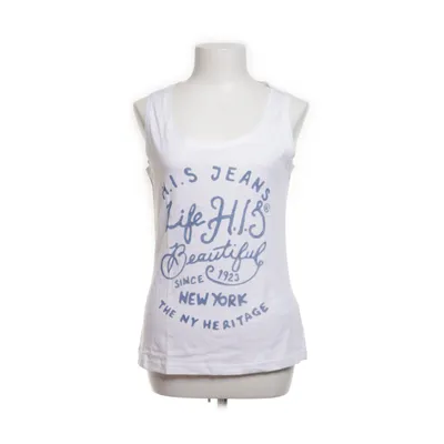 Tank Top (White) from H.I.S Jeans Cotton