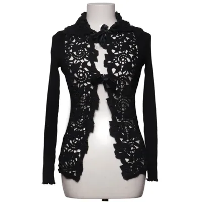 Cardigan (Black) from Lisanza Silk, Wool