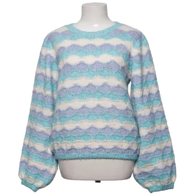 Sweater (Blue, Purple, White) from Lindex Acrylic, Polyamide, Wool