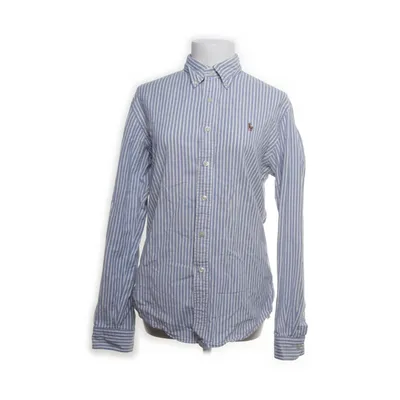 Buttondown-skjorta (Blå, Vit) från Ralph Lauren Bomull, Elastan